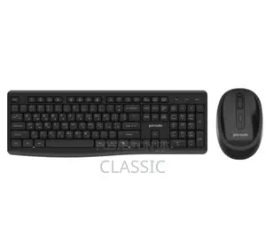 Porodo Dual-Mode Wireless Keyboard and Mouse Set - Black