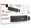 Porodo Dual-Mode Wireless Keyboard and Mouse Set - Black - 2