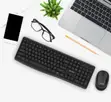 Porodo Dual-Mode Wireless Keyboard and Mouse Set - Black - 3
