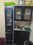 Wood-Mode Kitchen Cabinet - Black & White - 1