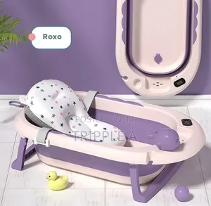 Foldable Baby Bath Tub with Temperature Sensor