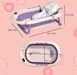 Foldable Baby Bath Tub with Temperature Sensor - 2