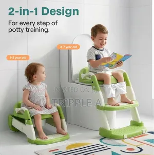 Unique 3-in-1 Potty Training Seat & Step Stool