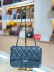 Quilted Leather Shoulder Bag - Multicolor - 3