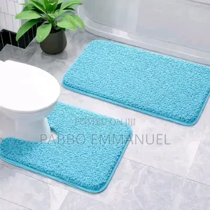2pc Ultra-Soft Plush Bath Mat Set