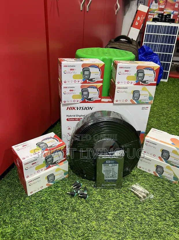 Hikvision 8Ch ColorVu Security Camera Full Package Set - 1