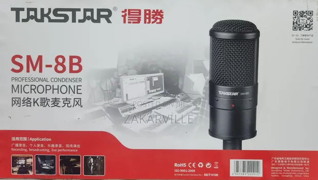 Takstar SM-8B Professional Condenser Microphone - 1