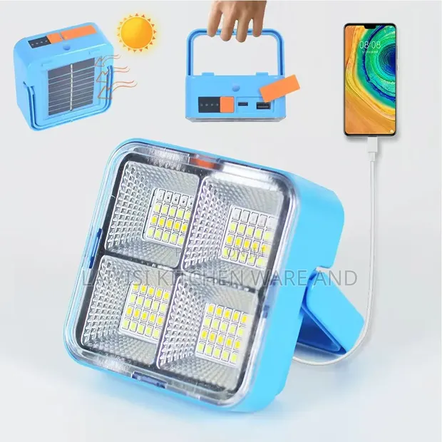 Small Solar Rechargeable Light - Portable, Energy Saving - 1