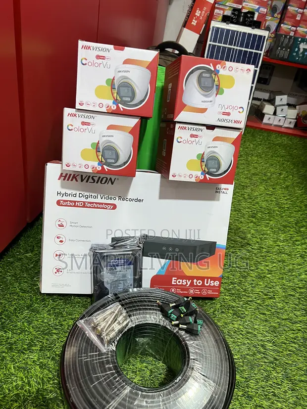 Hikvision ColorVu 4-Channel Fisheye CCTV Kit - 1