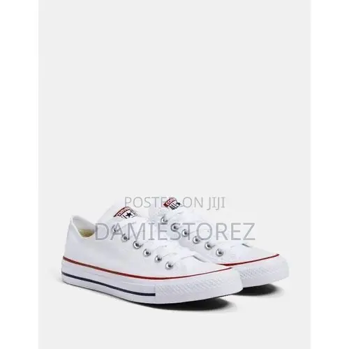 Allstar Maroon and White Sneakers - 1