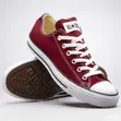 Allstar Maroon and White Sneakers - 2