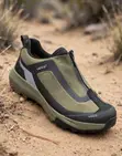 Original Men's Green Ecco Zipper Waterproof Casual Sneakers - 2