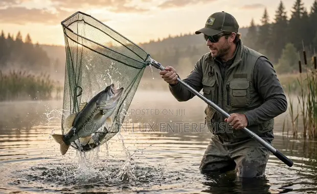 Telescopic Foldable Fishing Landing Net - 1