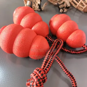 Solid Rubber Training Toy - Medium, Red