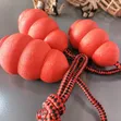 Solid Rubber Training Toy - Medium, Red - 1
