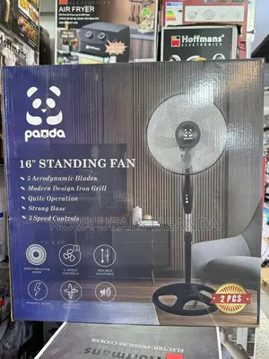 Panda 16-Inch Standing Fan | 2-Piece Pack