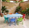 Ever Pretty Kids Plastic Table and Chairs - 1