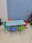 Ever Pretty Kids Plastic Table and Chairs - 4