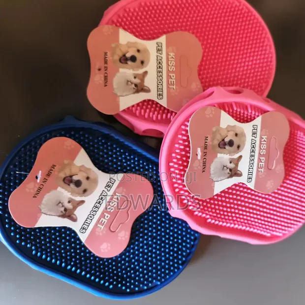 Dog Washing Rubber Brush - 1