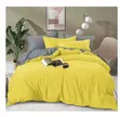 Plain Cotton Duvet Cover Set - Double Sided - 1