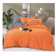 Plain Cotton Duvet Cover Set - Double Sided - 5