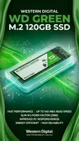 Western Digital WD Green 120GB M.2 SATA III SSD - 1