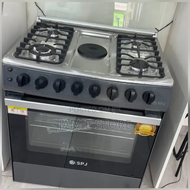 SPJ 80cm Gas and Electric Cooker with Oven - 1
