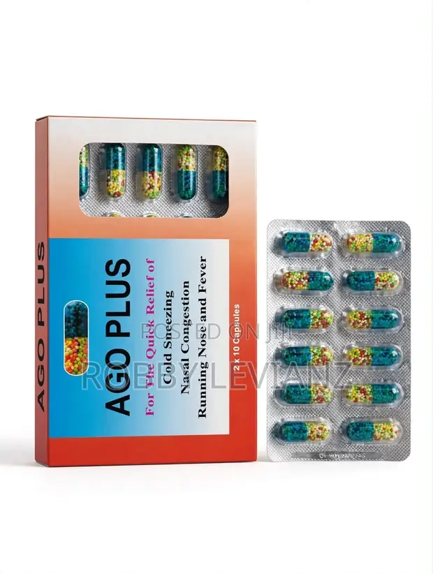 Ago Plus Capsules for Cold and Flu Relief - 1