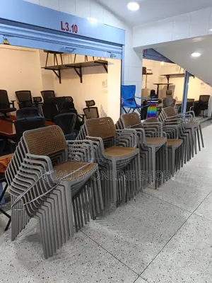 Patterned Indoor/Outdoor Plastic Chairs (Set of 4)