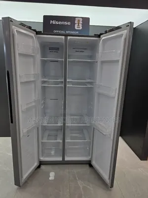 Hisense 560L Side-by-Side Refrigerator - Silver