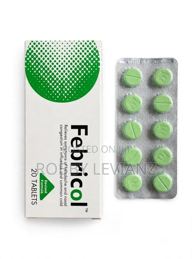 Febricol Tablets - Relief for Cold & Flu - 1