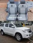 Customized Seat Covers for Toyota Hilux - 1
