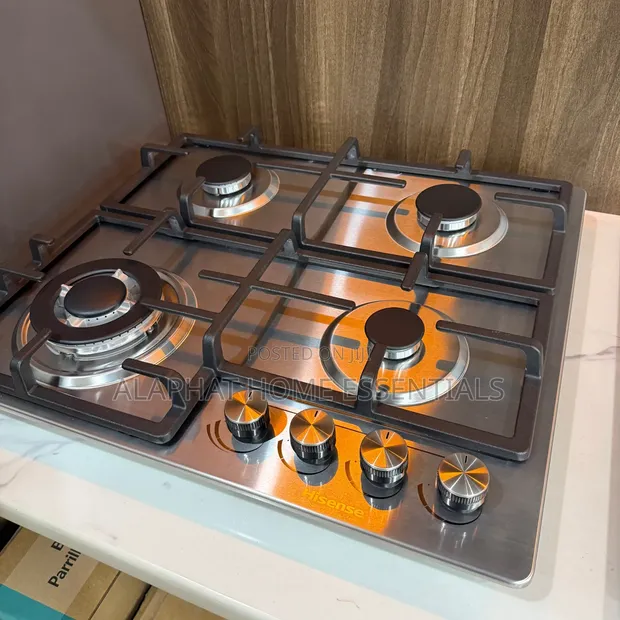 Hisense 60cm 4 Gas Burner Hob - 1