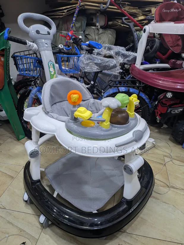 Round Baby Walker with Music - 1