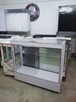 All White 4 Ft Display Counter - 1