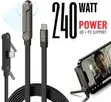 Type-C to C 240W Fast Charging Cable with Mobile Stand - 3