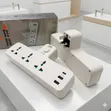 Guokang 3-Way Universal Wall Socket with USB - 1