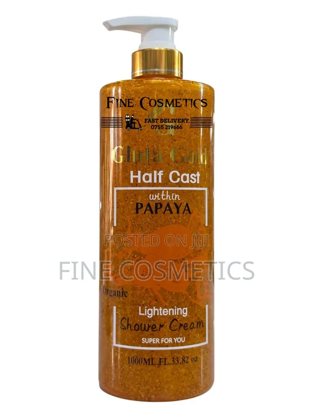 Gluta Gold Half Cast Papaya Lightening Shower Gel - 1