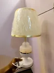 White Bedside Table Lamp - 2