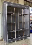 3-Column Wooden Closet - 1