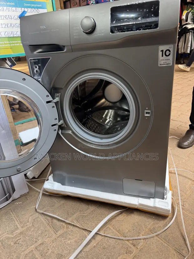 8kg TCL Front Loader Washing Machine Fully Automatic - 1