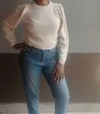 Women's Cream Sweater - 2