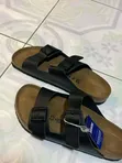 Original Birkenstock Arizona Suede Sandals - Size 44 - 4