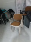 Black Cane Mesh Plastic Dining Chairs (Set of 4) - 2
