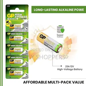 5-Pack GP Super 12V 23A Alkaline Batteries