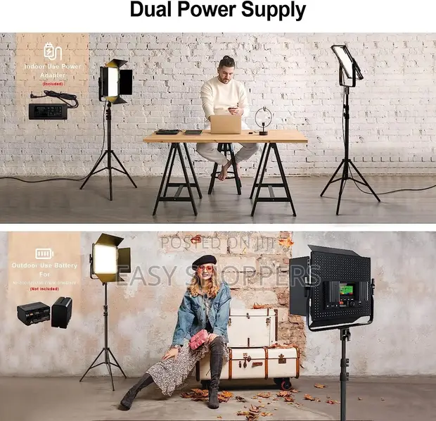 PRO LED 900 45W Remote Control Video LED Photography Studio Light - 1