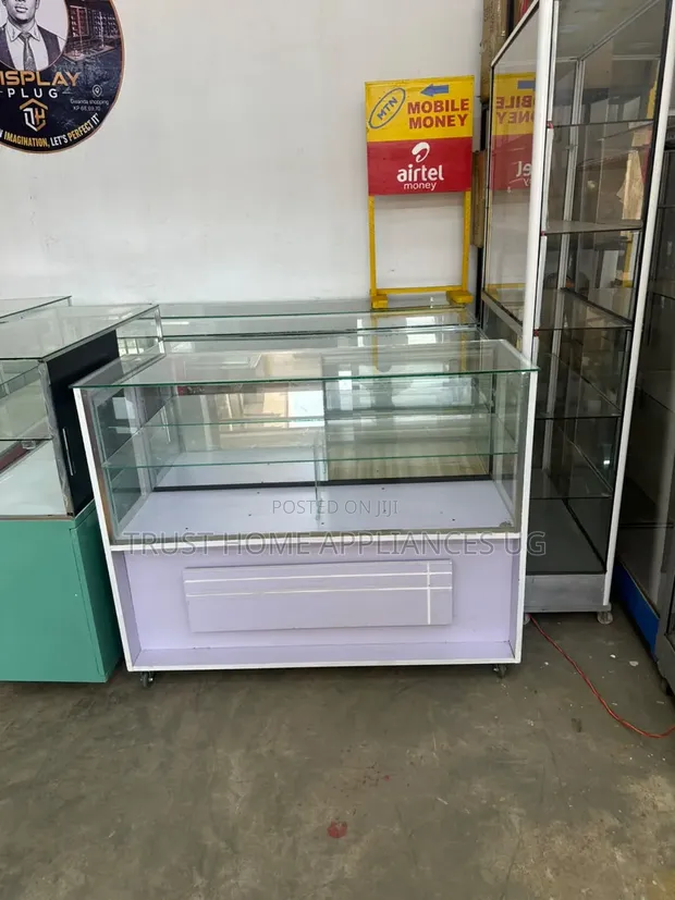Brand New 4ft White Display Counter - 1