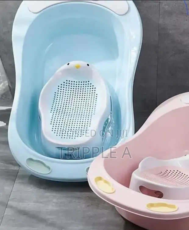 Peach Penguin Bath Support - 1