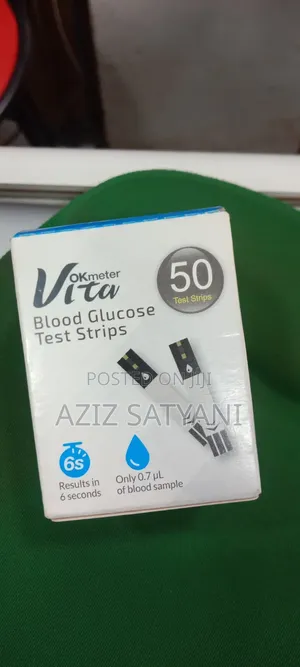 Vitaok Blood Glucose Test Strips - 50pcs