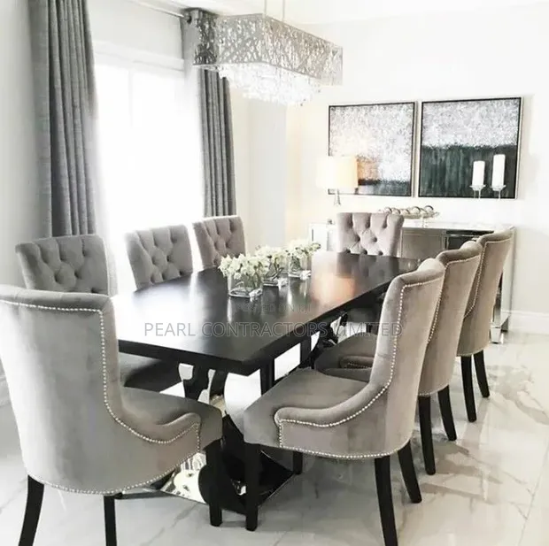 Rosette Dining Set - 8 Seaters, Any Colour - 1
